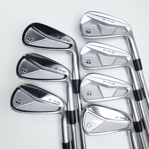 Used TaylorMade P7CB & P7MC '23 Iron Set / 4 - PW / X-Stiff Flex