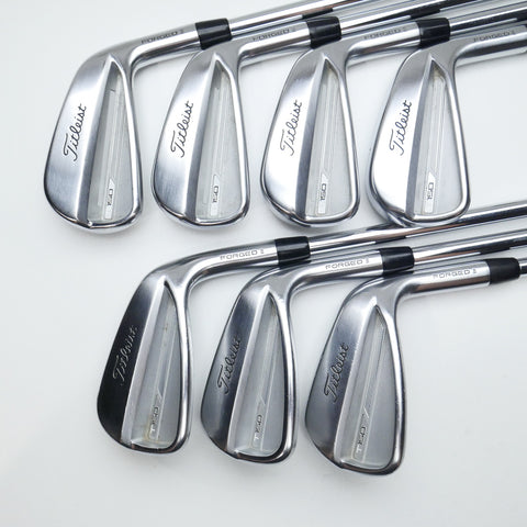 Used Titleist T150 2023 Iron Set / 4 - PW / Stiff Flex