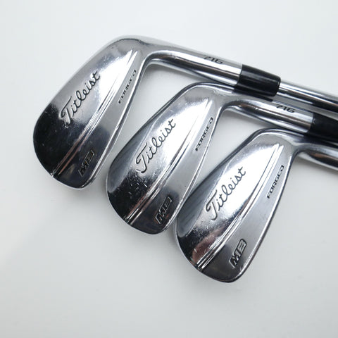 Used Titleist CB 716 & MB 716 Combo Set Iron Set / 5 - PW / Stiff Flex