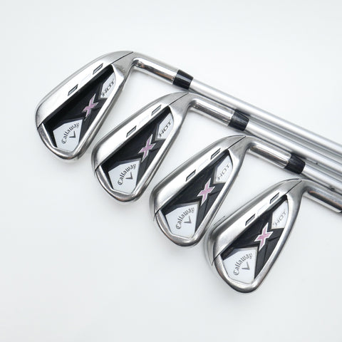 Used Callaway X Hot Womens 2013 Iron Set / 5 - SW / Ladies Flex