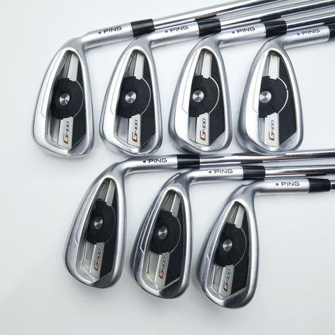 Used Ping G400 Iron Set / 5 - SW / Stiff Flex