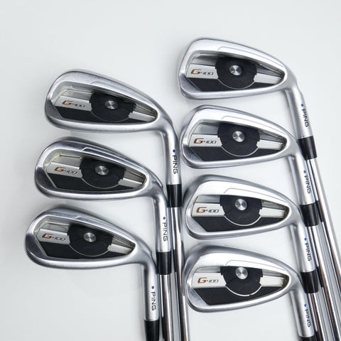 Used Ping G400 Iron Set / 5 - SW / Stiff Flex