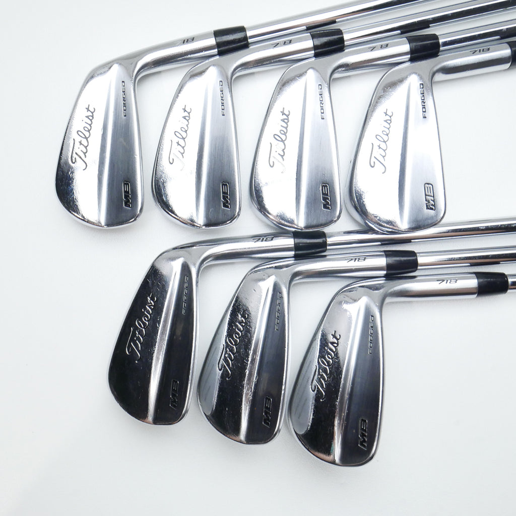 Used Titleist MB 718 Iron Set / 4 - PW / Stiff Flex