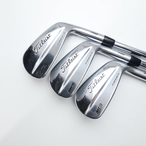 Used Titleist MB 718 Iron Set / 4 - PW / Stiff Flex