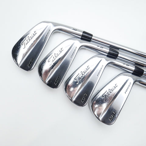 Used Titleist MB 718 Iron Set / 4 - PW / Stiff Flex