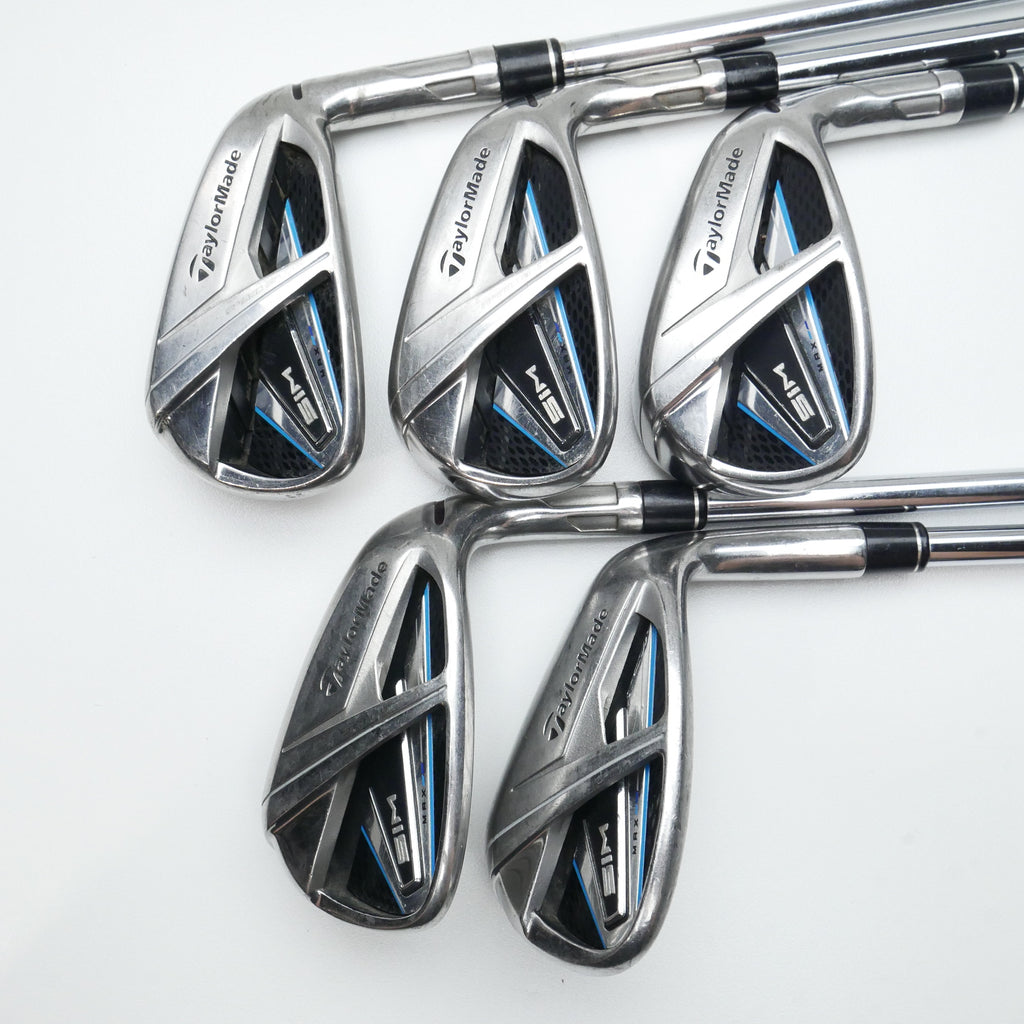 Used TaylorMade SIM Max Iron Set / 7 - PW + LW / Stiff Flex