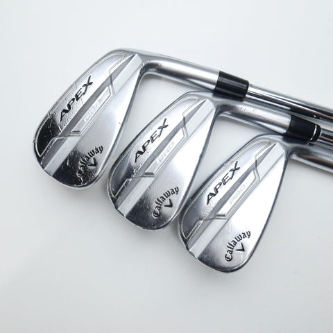 Used Callaway Apex 21 & Apex Pro 21 Combo Iron Set / 4 - PW / Stiff Flex