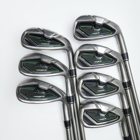 Used TaylorMade RBZ Iron Set / 6 - SW + AW / Ladies Flex