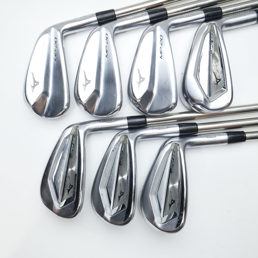 Used Mizuno MP-20 HMB & JPX 921 Forged Iron Set / 4 - PW / X-Stiff Flex