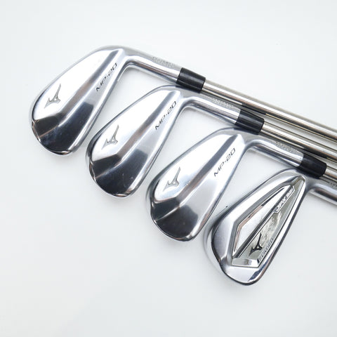 Used Mizuno MP-20 HMB & JPX 921 Forged Iron Set / 4 - PW / X-Stiff Flex