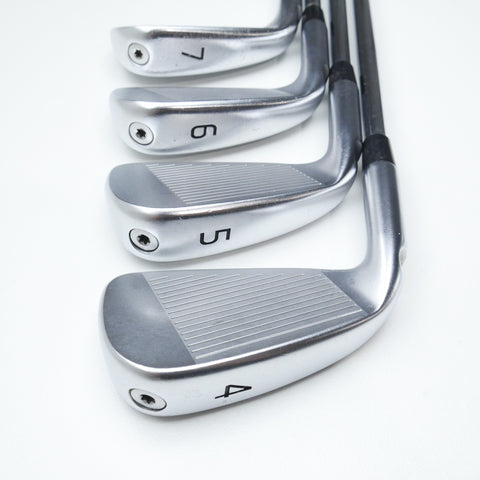 Used Ping i230 Iron Set / 4 - PW / Stiff Flex