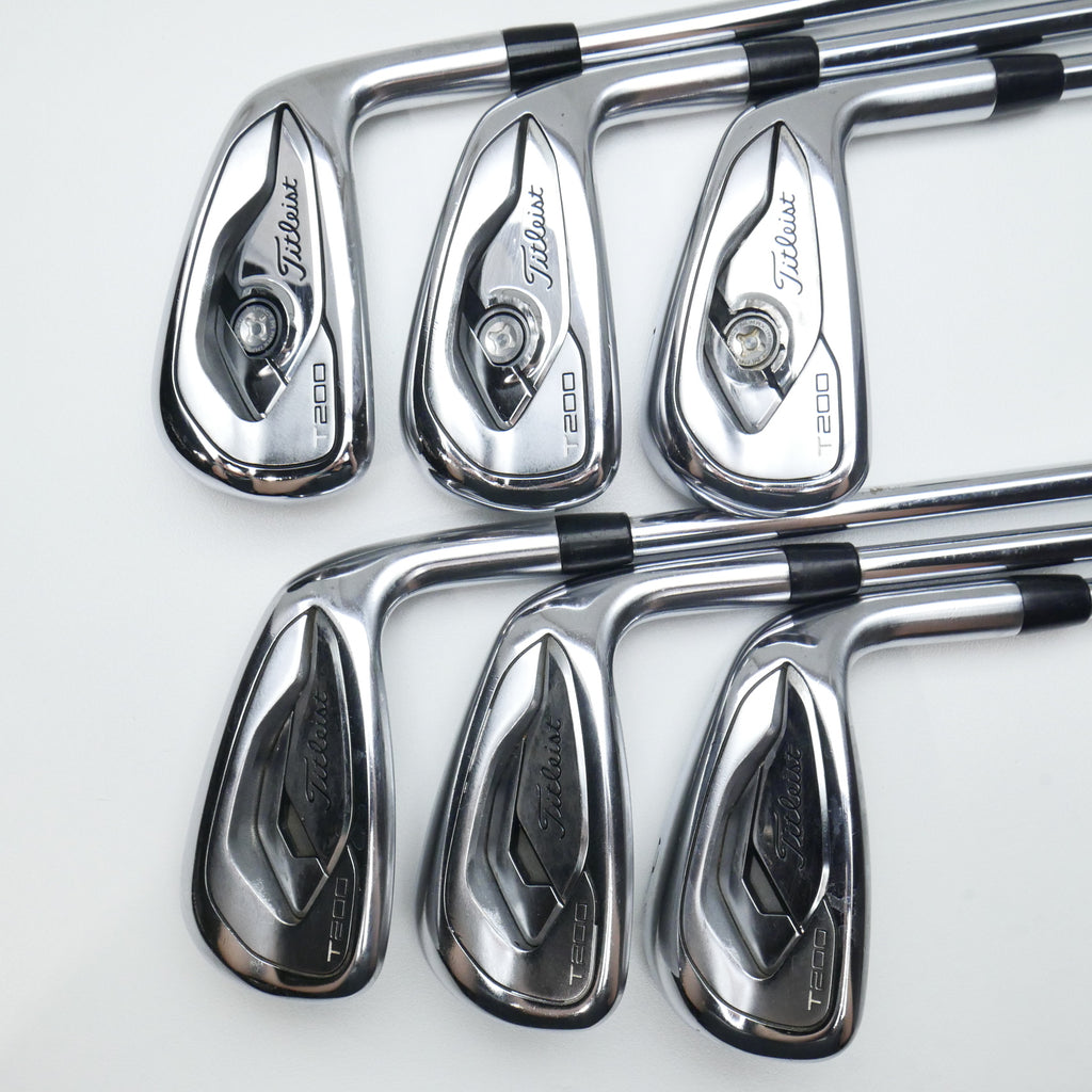 Used Titleist T200 Iron Set / 5 - PW / Regular Flex