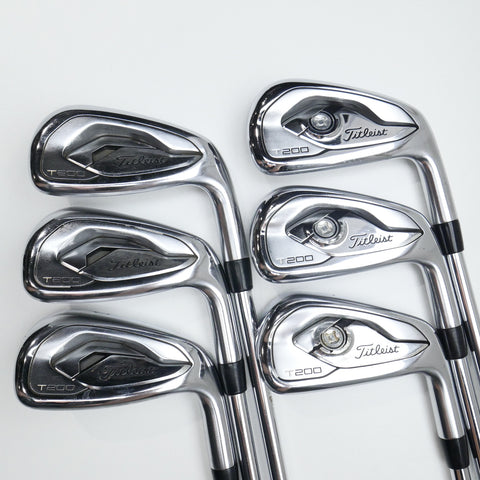Used Titleist T200 Iron Set / 5 - PW / Regular Flex
