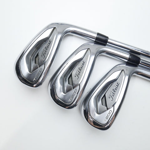 Used Titleist T200 Iron Set / 5 - PW / Regular Flex