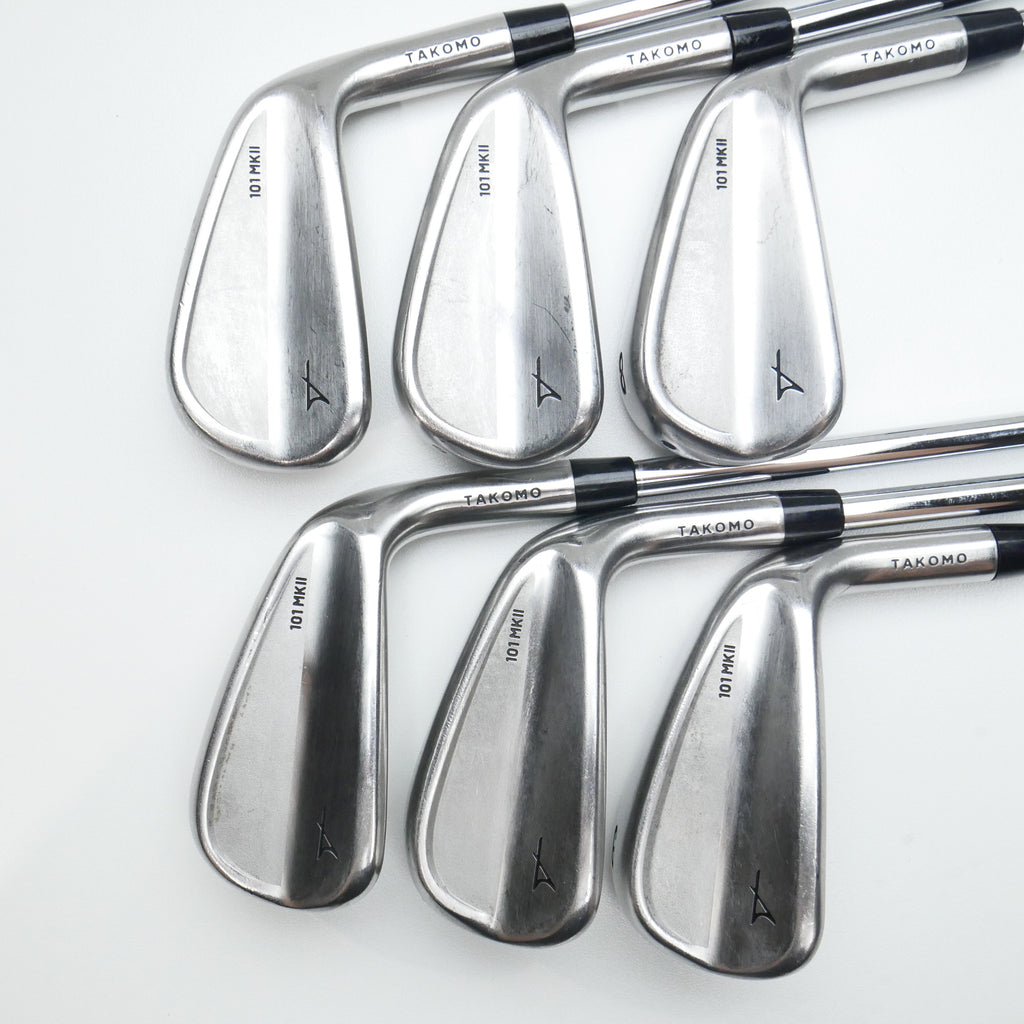 Used Takomo 101 MKII Iron Set / 6 - PW + GW / Regular Flex