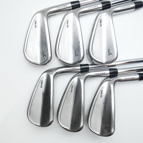 Used Takomo 101 MKII Iron Set / 6 - PW + GW / Regular Flex