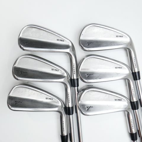 Used Takomo 101 MKII Iron Set / 6 - PW + GW / Regular Flex