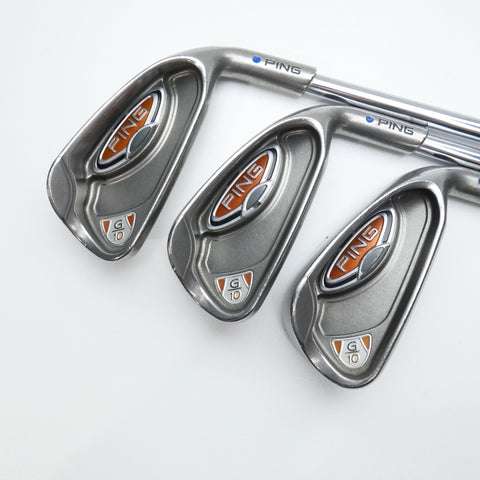 Used Ping G10 Iron Set / 5 - 9 IRON / Regular Flex