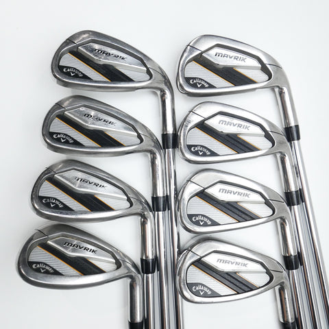 Used Callaway Mavrik Iron Set / 5 - SW + AW / Stiff Flex