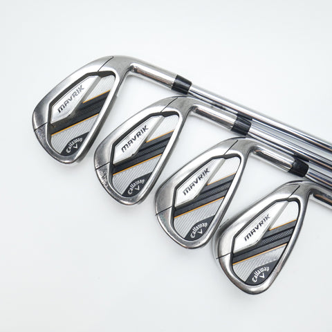 Used Callaway Mavrik Iron Set / 5 - SW + AW / Stiff Flex