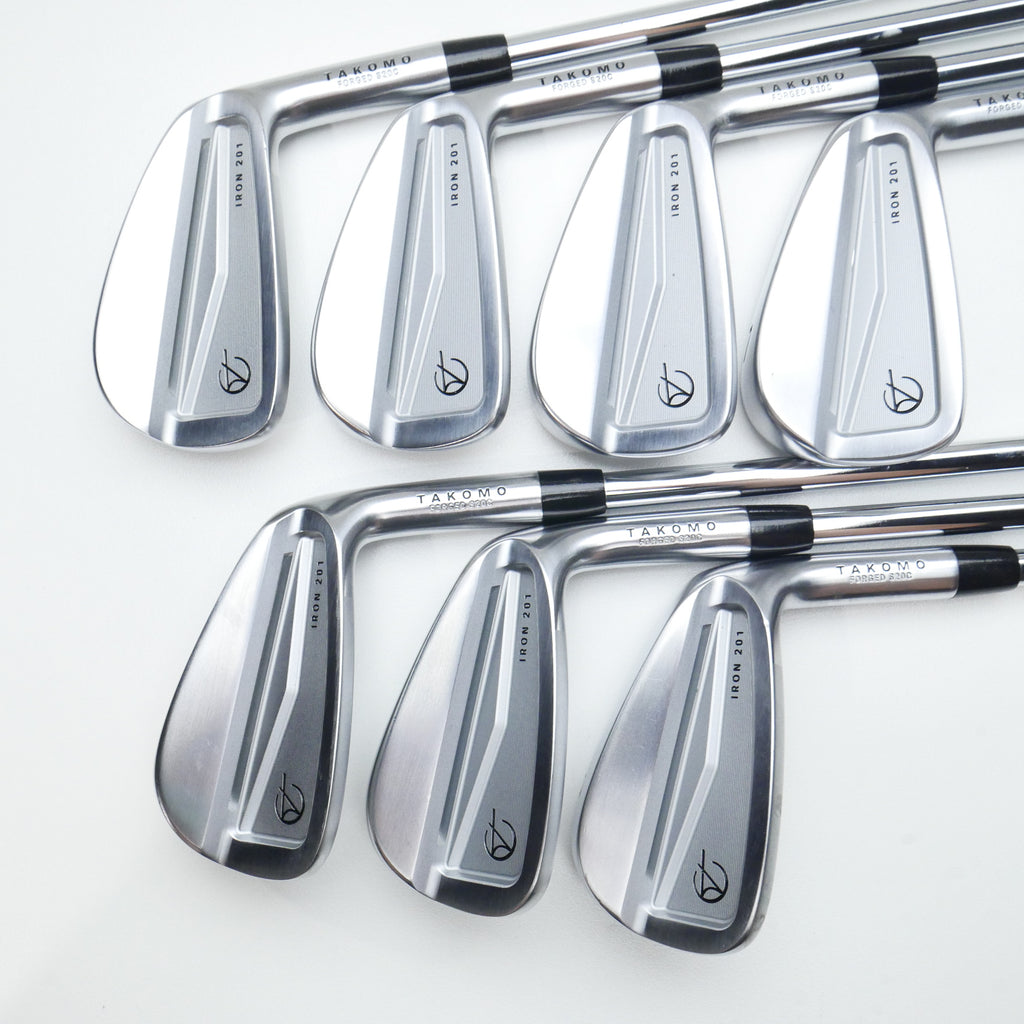 Used Takomo Iron 201 Iron Set / 4 - PW / Stiff Flex