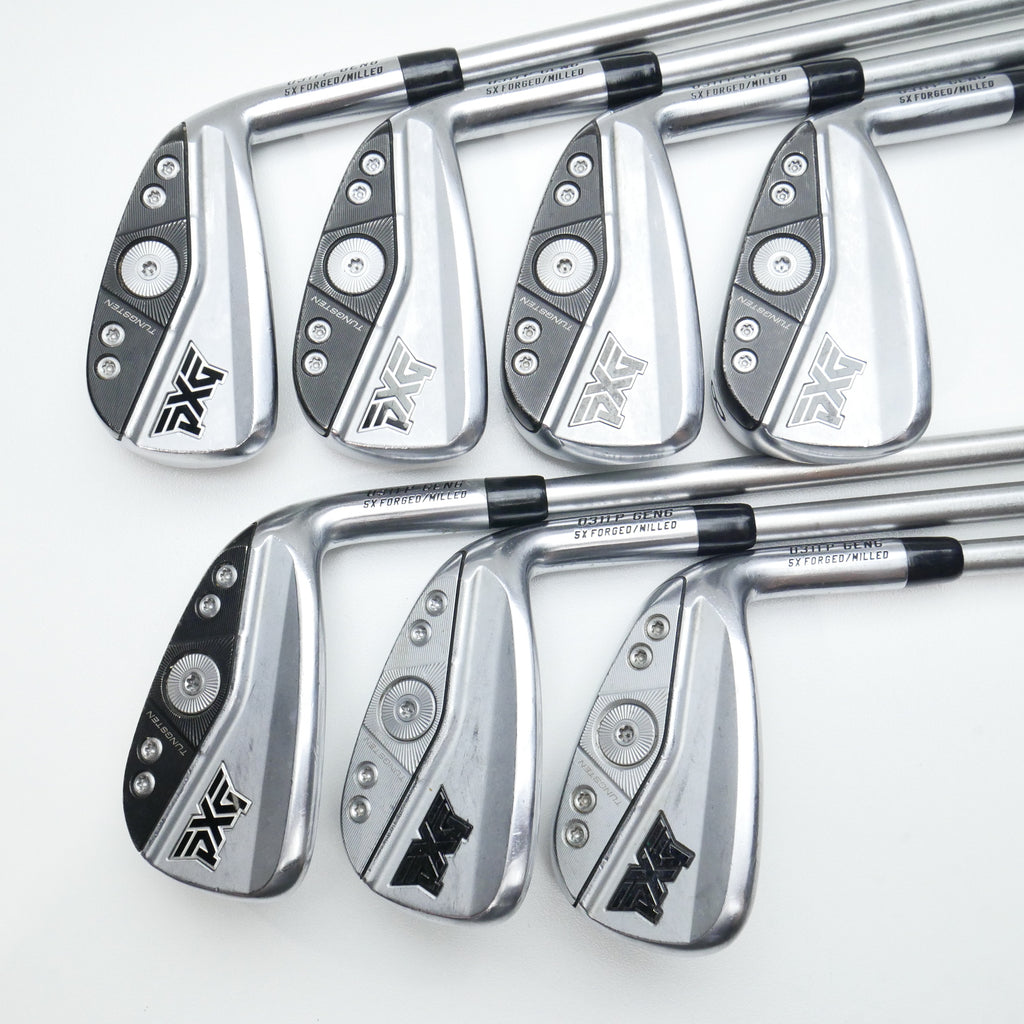 Used PXG 0311 P GEN6 Iron Set / 5 - PW + GW / Stiff Flex