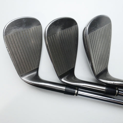 Used Adams Idea Black CB3 Iron Set / 4 - PW / Regular Flex