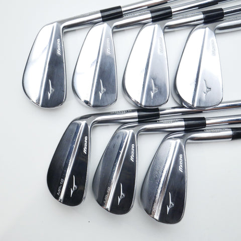 Used Mizuno MP-18 Iron Set / 4 - PW / Stiff Flex