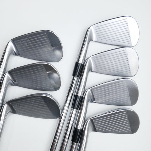 Used Mizuno MP-18 Iron Set / 4 - PW / Stiff Flex