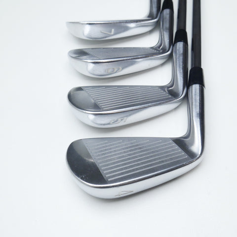 Used Mizuno MP-18 Iron Set / 4 - PW / Stiff Flex