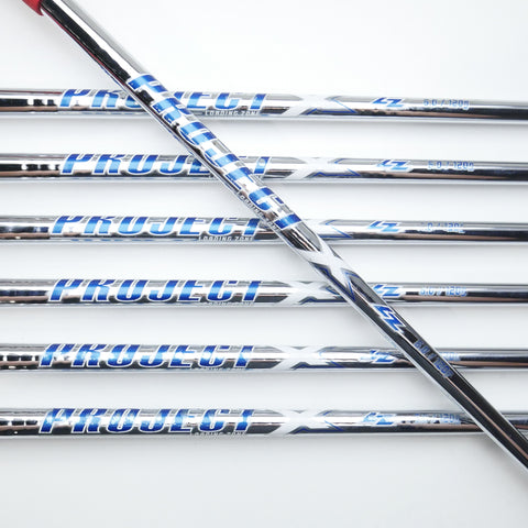 Used Mizuno MP-18 Iron Set / 4 - PW / Stiff Flex