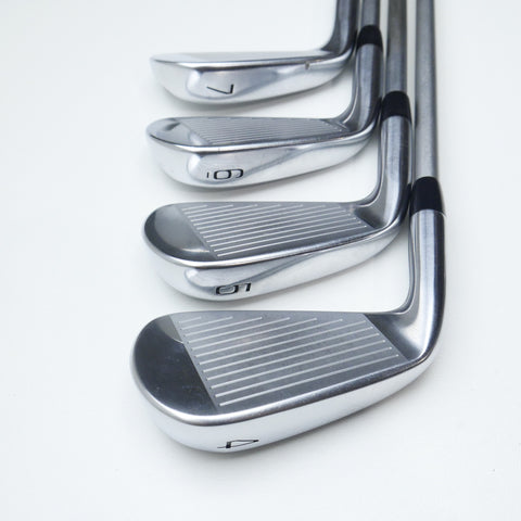 Used Mizuno Pro 225 HMB Iron Set / 4 - PW / X-Stiff Flex