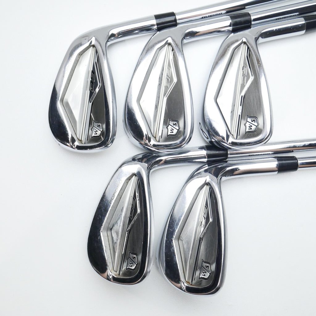 Used Wilson D9 Forged Iron Set / 6 - PW / Stiff Flex