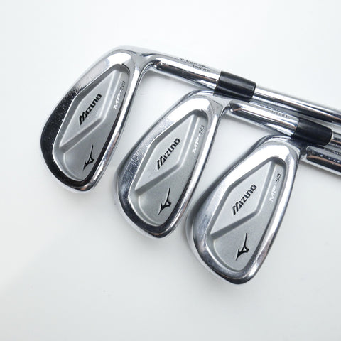 Used Mizuno MP-53 Iron Set / 4 - PW / Regular Flex