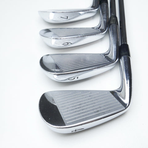 Used Mizuno MP-53 Iron Set / 4 - PW / Regular Flex