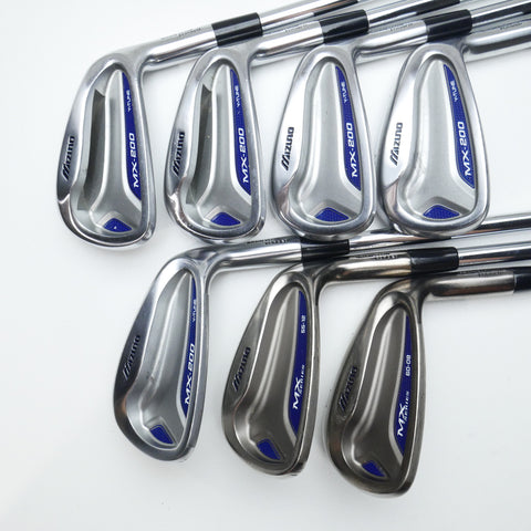 Used Mizuno MX-200 Iron Set / 6 - SW + GW / Regular Flex
