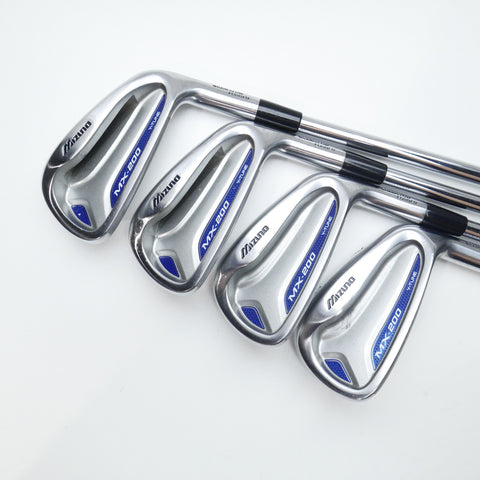 Used Mizuno MX-200 Iron Set / 6 - SW + GW / Regular Flex