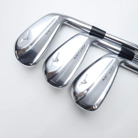 Used Mizuno MP-20 HMB Iron Set / 4 - PW / Stiff Flex