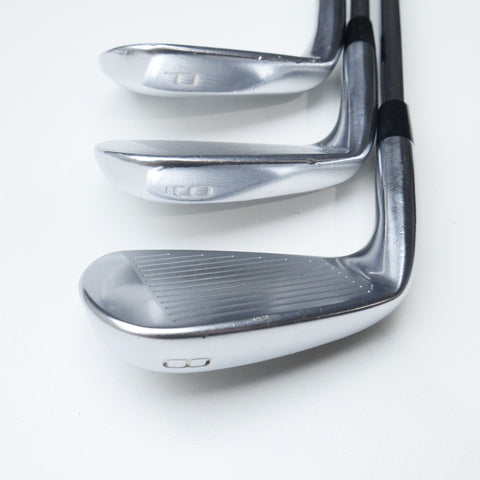 Used Mizuno MP-20 HMB Iron Set / 4 - PW / Stiff Flex