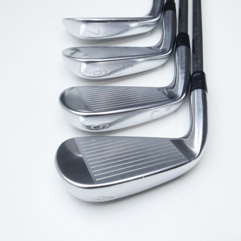 Used Mizuno MP-20 HMB Iron Set / 4 - PW / Stiff Flex