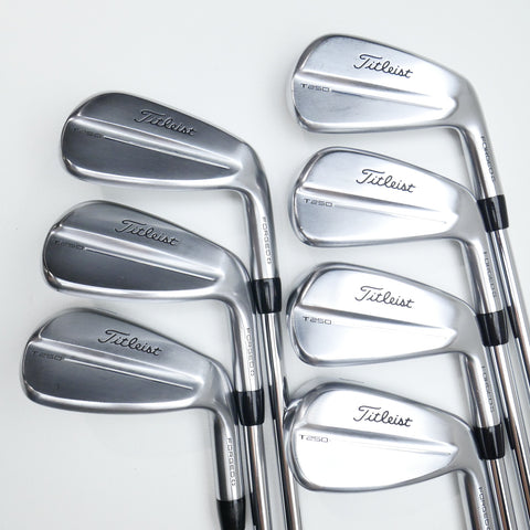 Used Titleist T250 2025 Iron Set / 5 - PW + 48° / Stiff Flex