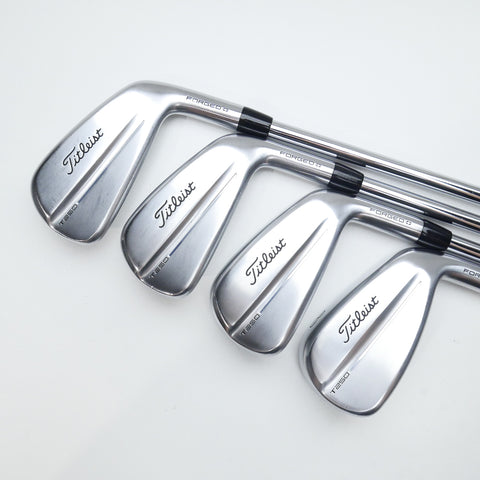 Used Titleist T250 2025 Iron Set / 5 - PW + 48° / Stiff Flex