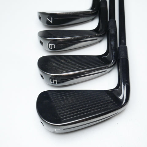 Used TaylorMade P770 2023 Black Iron Set / 4 - PW / Stiff Flex