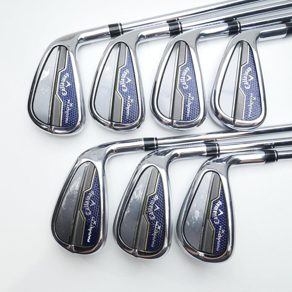 Used Callaway Paradym Iron Set / 4 - PW / Stiff Flex