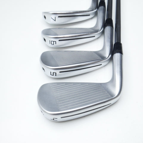 Used TaylorMade P770 2023 Iron Set / 4 - PW / Stiff Flex