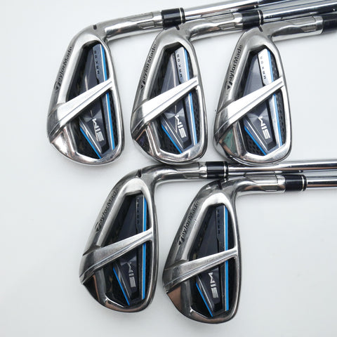 Used TaylorMade SIM Max OS Iron Set / 5 - 9 IRON / Regular Flex