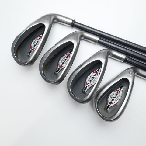 Used Callaway Big Bertha 2002 Iron Set / 4 - PW + GW / Regular Flex