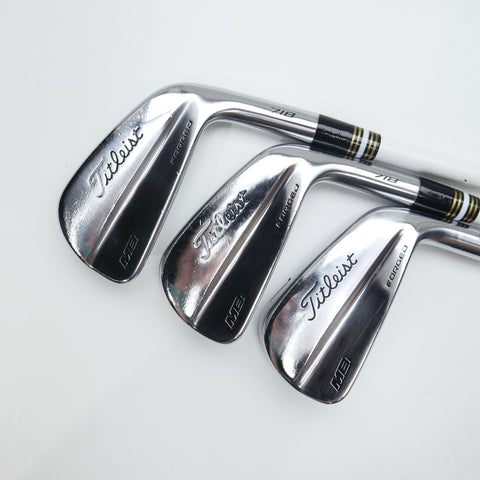 Used Titleist MB 718 Iron Set / 5 - PW / Stiff Flex