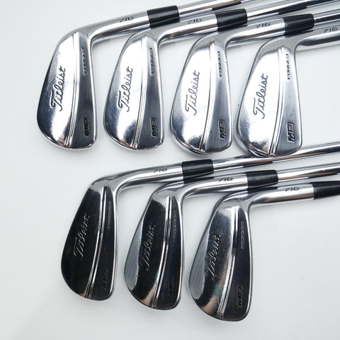 Used Titleist MB 716 Iron Set / 4 - PW / Stiff Flex