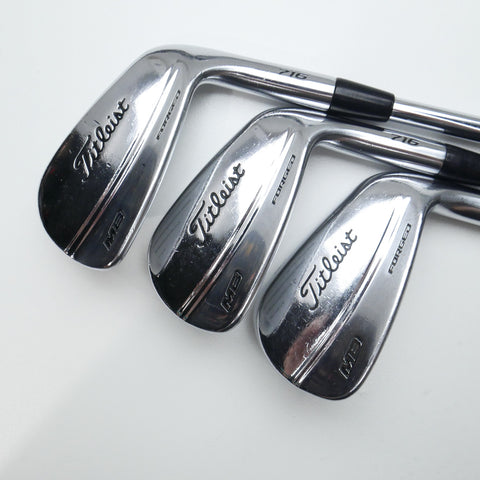 Used Titleist MB 716 Iron Set / 4 - PW / Stiff Flex